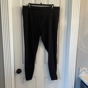 EUC Eddie Bauer Black Spandex Athletic Pants XL